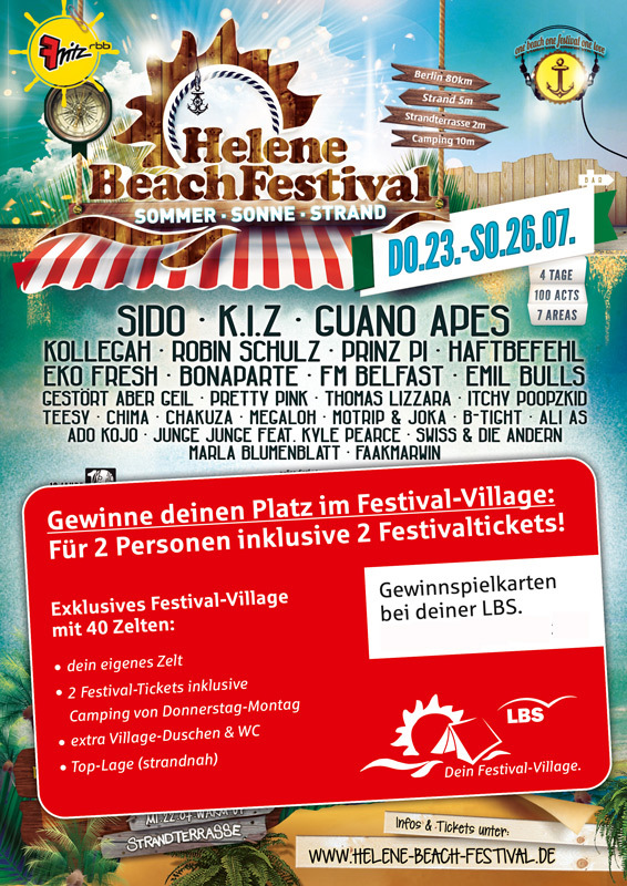 Helene Beach Festival Karten
